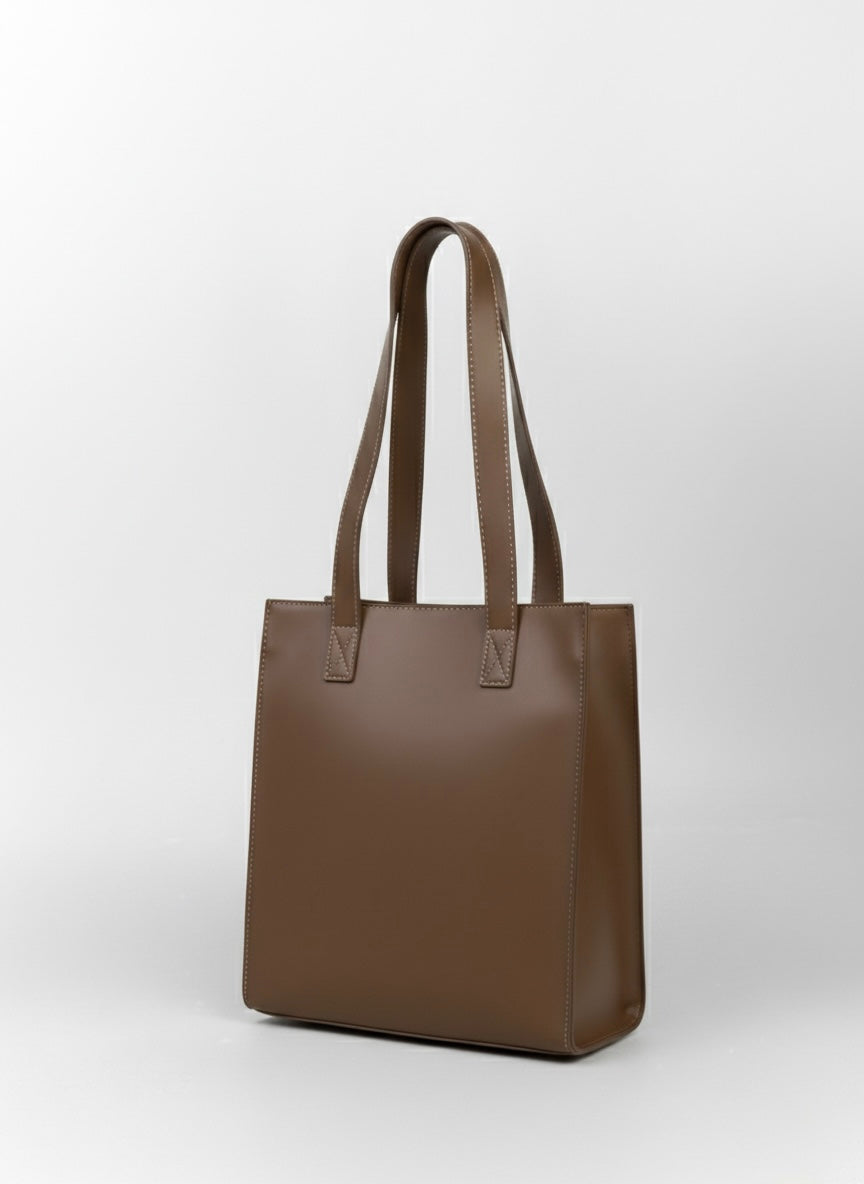 OLVYA Zip Tote  Coffee