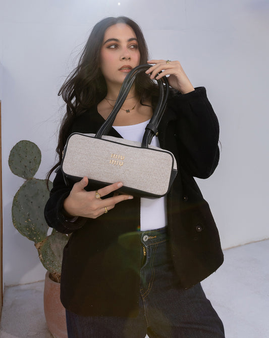 OLVYA Canvas Line Bag