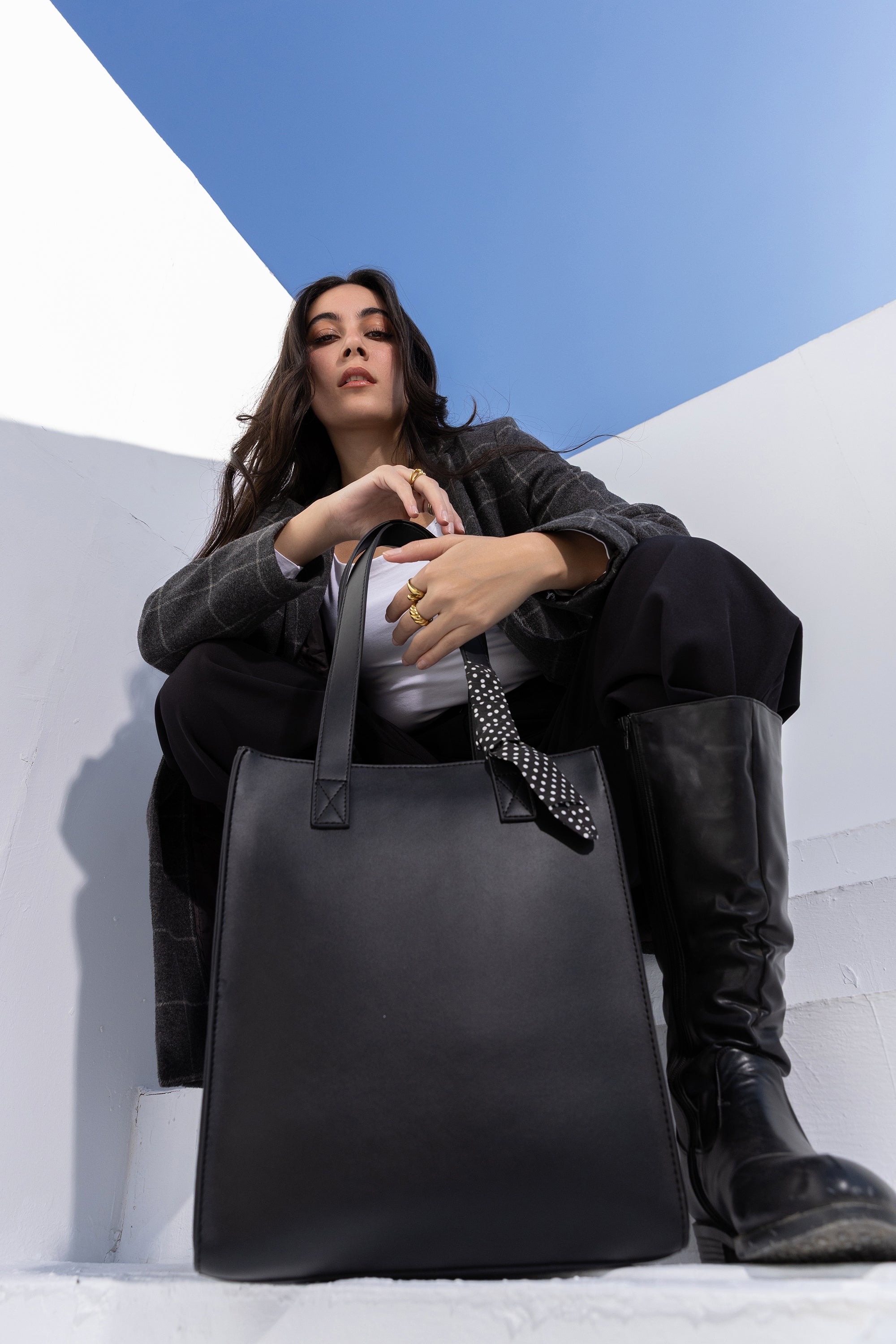 OLVYA Zip Tote Black – Olvya