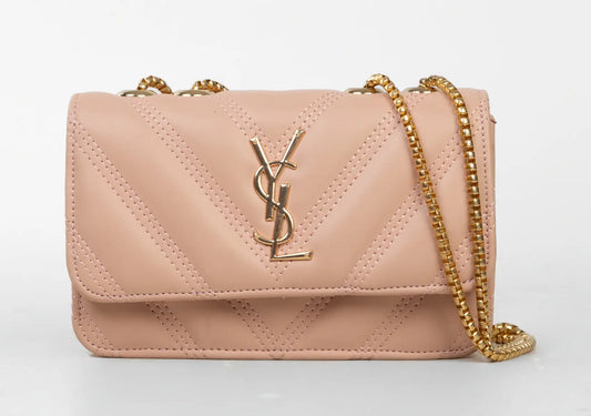 OLVYA Quilted Chain Flap Bag