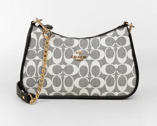 OLVYA Monogram Curve Chain Bag
