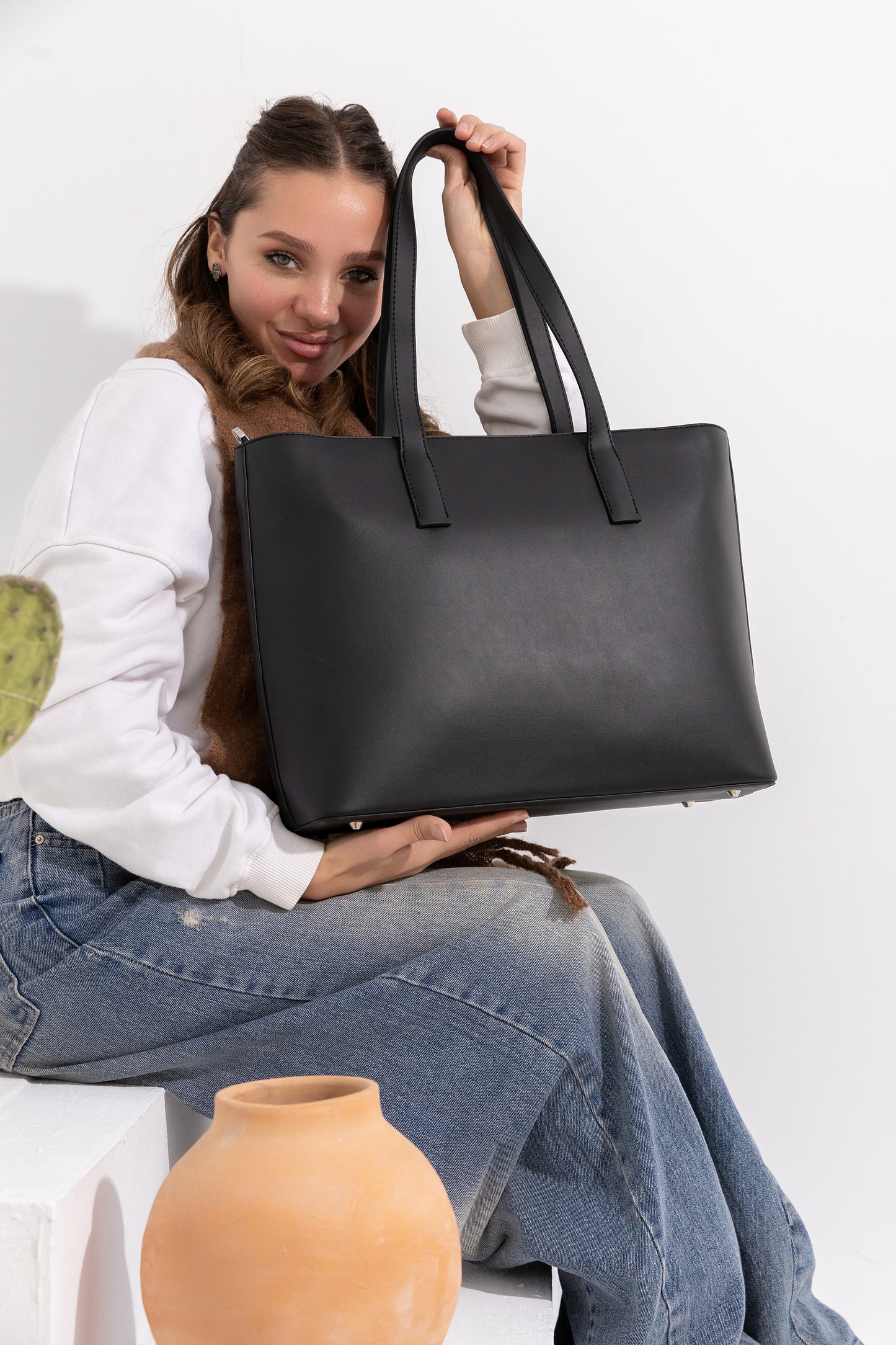 OLVYA Core Tote Brown